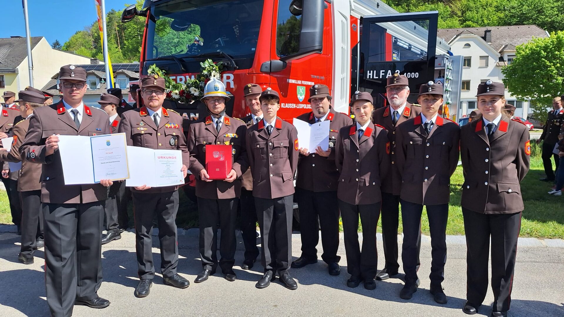 Fahrzeug der Freiwilligen Feuerwehr Sooß
